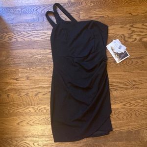 Black one strap dress